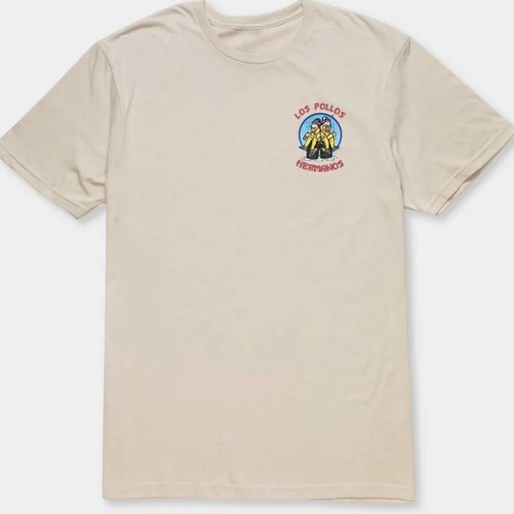 NWOT Los Pollos Hermanos Tan T-Shirt